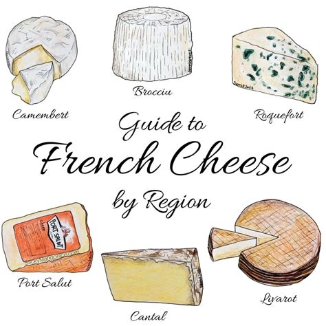 French Cheeses By Region – The Illustrated Guide to France’s Cheeses – StickyMangoRice