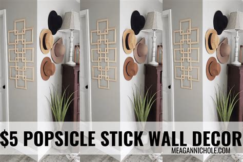 Popsicle Stick Wall Decor 的图像结果
