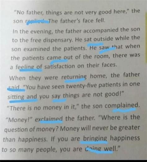 Read the following story and underline the verbs.please send me the ...