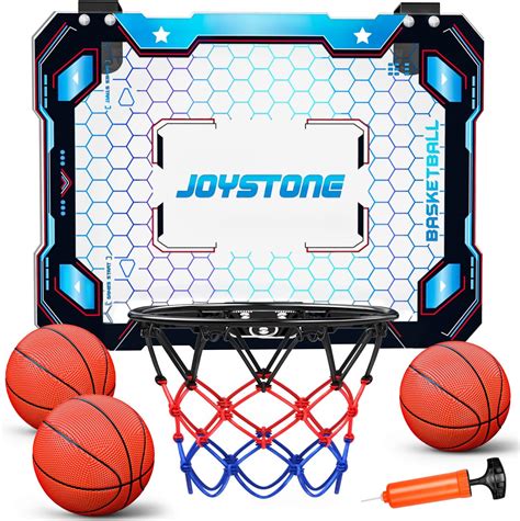 Amazon.com: Joystone Mini Basketball Hoop Indoor,Hooks on Doors ...