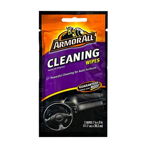 Armor All Cleaning Wipes, 2 Pack - 100 Case | Superior Car Wash Supply
