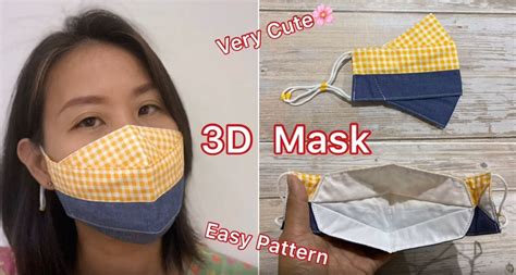 Image result for Printable 3D Face Mask Pattern