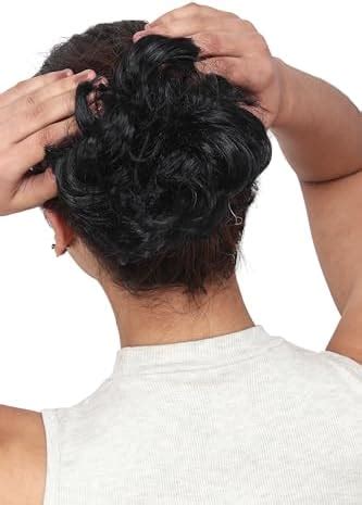 ZALYA Artificial Juda Hair Bun With Clutcher Hair Accessories Hair ...