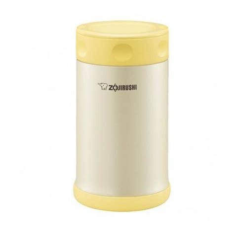 Zojirushi Stainless Steel Pearl Vacuum Insulated Food Jar 750ml, Yello ...