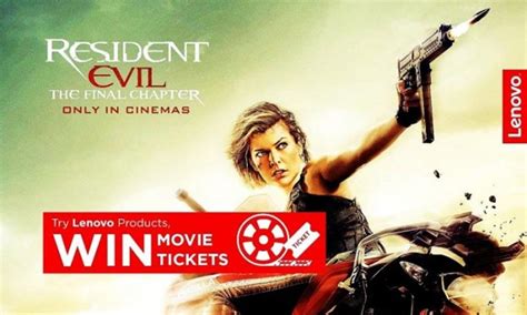 Lenovo Ambil Bagian Dalam film Resident Evil: The Final Chapter