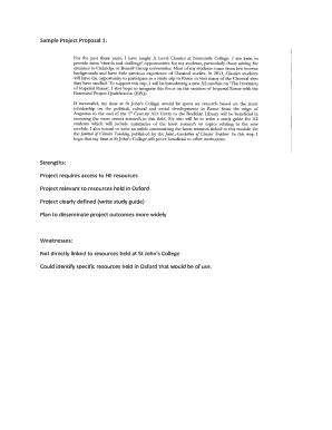 18 Printable project proposal sample for students Forms and Templates ...
