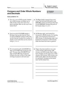 Image result for Ordering Numbers Word Problems