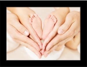 Newborn Baby Feet Love Simbol As Heart Sign Framed Art Print Canvas Art ...