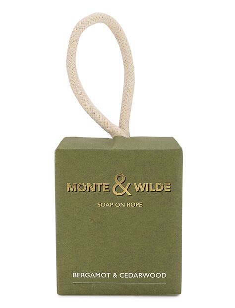 Buy Bergamot and Cedarwood Soap on Rope at Marks & Spencer