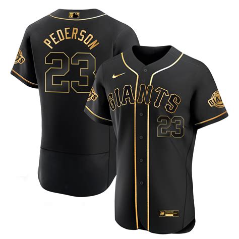 Joc Pederson Men’s San Francisco Giants Black Limited & Gold Flex Black ...