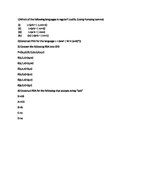 Toc unit3 - FLA notes handwritten - 97 Unit Push Down Automata ...