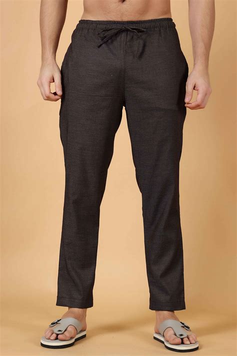 Buy Plus Size Graphite Brown Cotton Pajama Pants | Apella - The XS to ...
