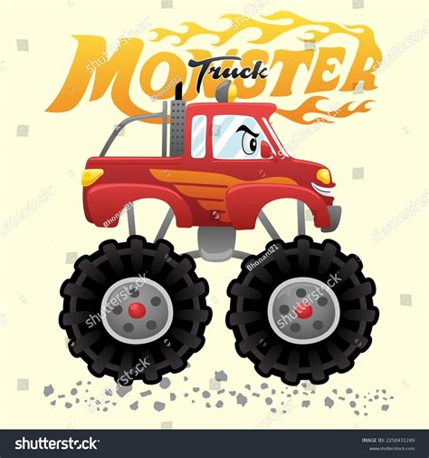53 Red Monster Truck Clipart Images, Stock Photos & Vectors | Shutterstock
