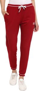 V-MART Solid Women Red Track Pants - Buy V-MART Solid Women Red Track ...