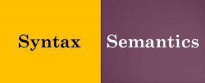 Syntax and Semantics Difference Java 的图像结果
