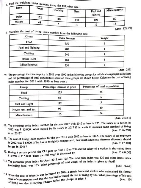 Image result for Index Numbers