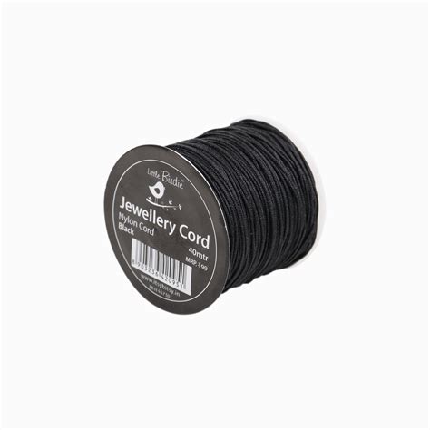Nylon Cord Black 40 Mtrs 1Roll – Itsy Bitsy