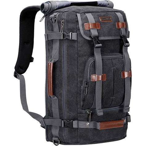 WITZMAN Travel Backpack for Men Large Canvas Backpack Carry On Duffel ...