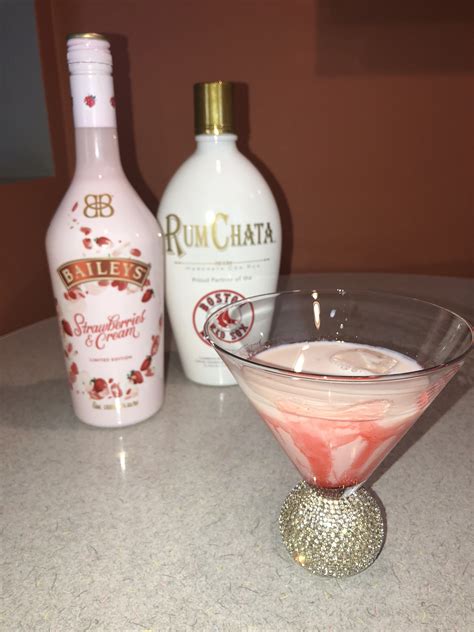 RumChata and Strawberries and Cream drink 2 1/2oz Strawberries and ...