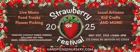 Inaugural Strawberry Festival at Hand Picked Nursery, 233 Ennis Road ...
