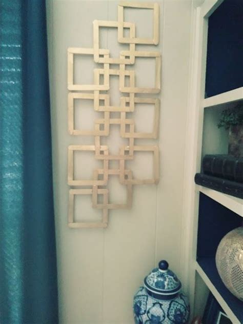 Popsicle Stick Wall Decor 的图像结果