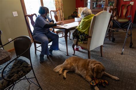 Making an invisible profession visible: A direct care worker helps an elderly client remain at home