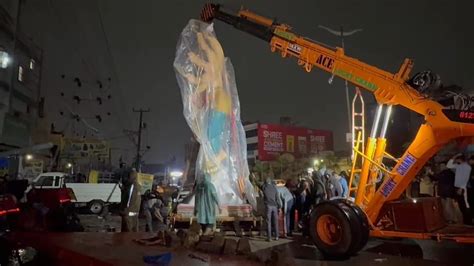 Hyderabad: Three youth electrocuted while transporting Ganesh idol in ...