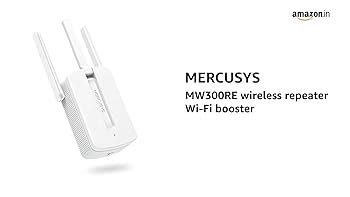 Wireless lan repetidor on sale mercusys mw300re blanco