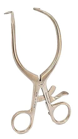 FusionKraft Gelpi Retractor (Mastoid Retractor/Wound Spreader), Curved ...