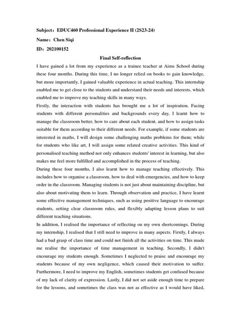 Image result for How to Write a Self Reflection