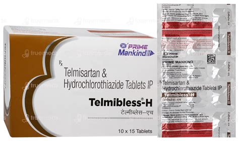 Telmibless H Tablet 15 - Uses, Side Effects, Dosage, Price | Truemeds
