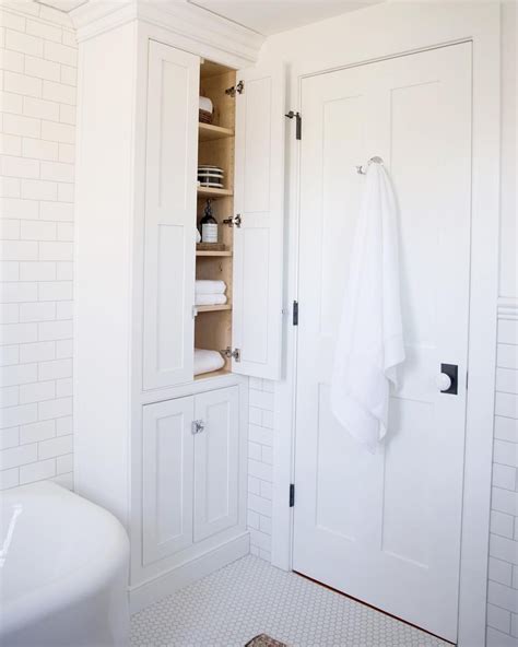 Floor to Ceiling Bathroom Storage Cabinets – Rispa
