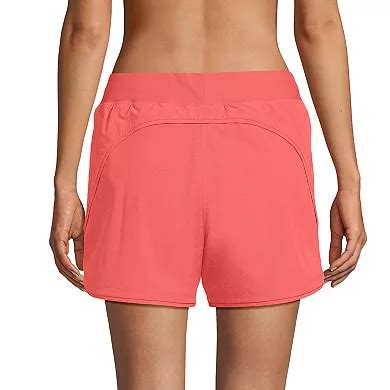 Women's Lands' End 5" Quick Dry Swim Shorts With Panty