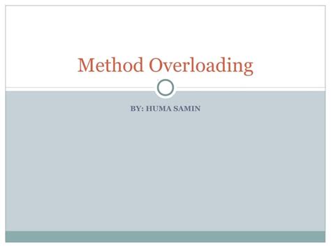 Overloading Method Flow Chart 的图像结果