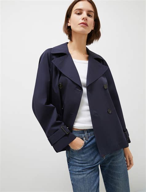 Short trench coat, navy | Marella