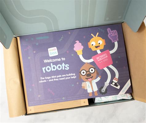 Sago Mini Box Review + Coupon - ROBOTS - Hello Subscription