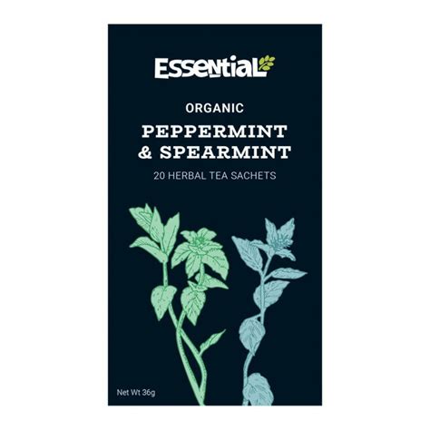FairTrade Demeter Organic Peppermint and Spearmint Tea in 20bags from ...