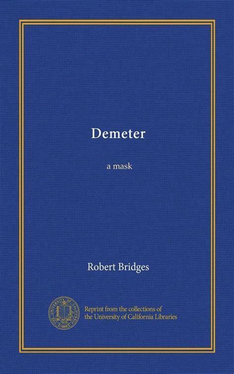 Demeter: a mask : Amazon.in: Books