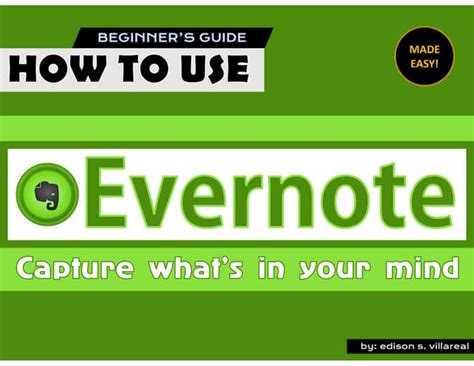 Image result for Evernote Tutorial PDF