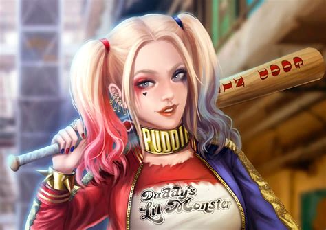 Harley Quinn Art Wallpapers - Top Free Harley Quinn Art Backgrounds ...