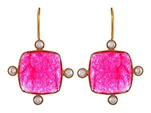 Deepa Sethi Gold Plated Dangle & Drop Earrings for Women (DS059 ...