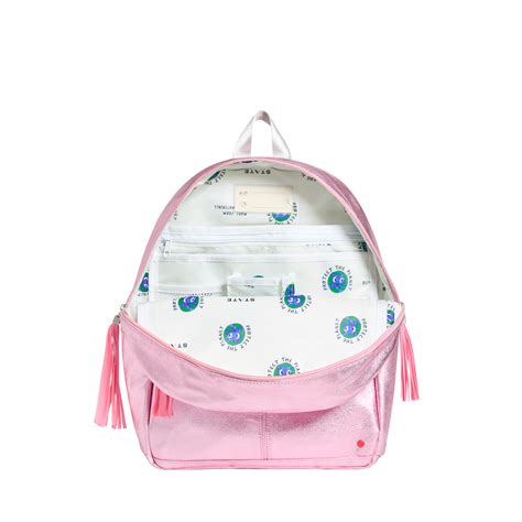 STATE Bags | Kane Kids Travel Backpack Metallic Fuzzy Hearts | Back to ...