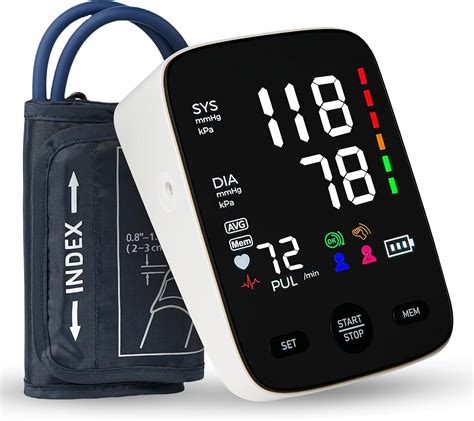 Amazon.com: Blood Pressure Monitor, Automatic Upper Arm Blood Pressure Machine with 2x120 ...