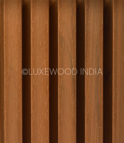 TimberClad WPC Triplet Teak Panels | Luxewood India