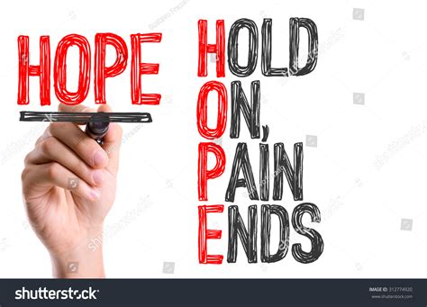 Hand Marker Writing Word Hope Acronym Stock Photo 312774920 | Shutterstock