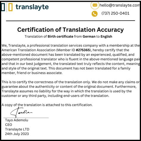 How to Translate a Birth Certificate for USCIS - Translayte