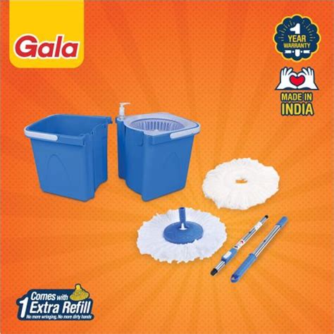 GALA Twin Bucket Spin Mop Set Price in India - Buy GALA Twin Bucket ...