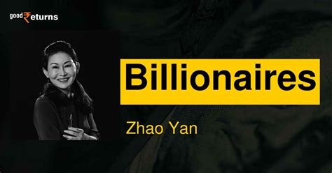 Zhao Yan: Zhao Yan Net Worth, Biography, Age, Spouse, Children & More ...