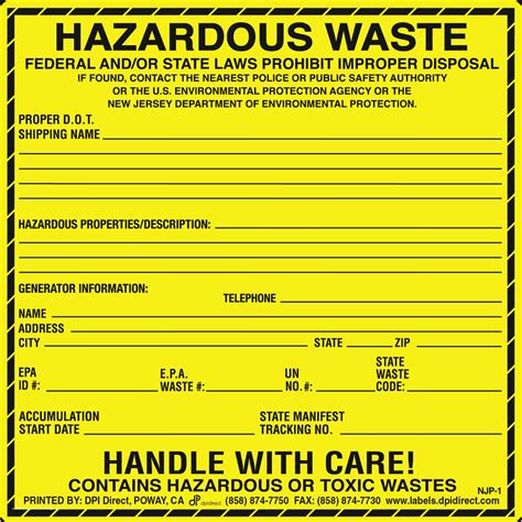 Printable Hazardous Waste Label Template Philippines at Phillip Dorsey blog