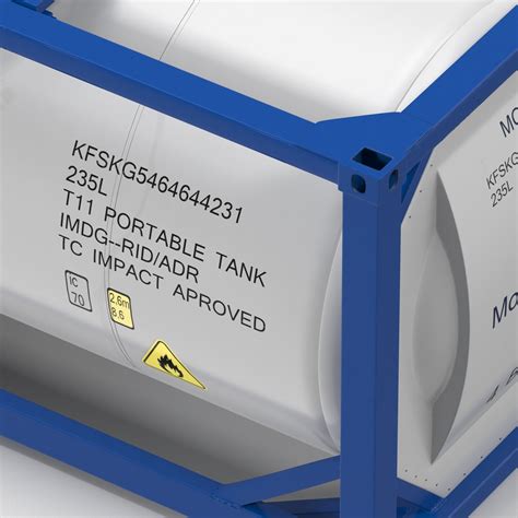 3D ISO Tank Container model | 3D Molier International